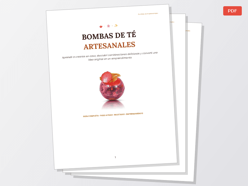 Cómo hacer bombas de té artesanales 