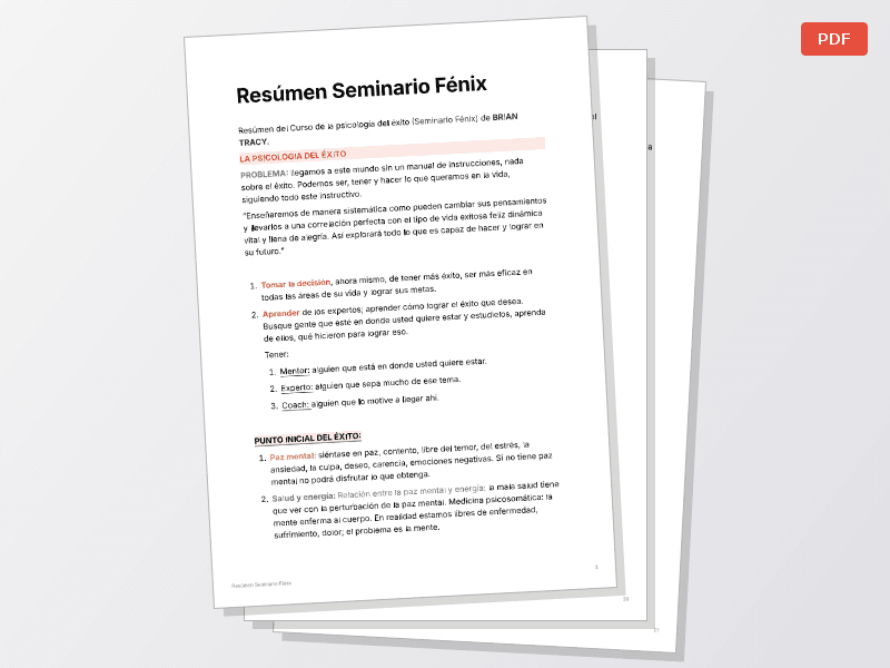 Resúmen Seminario Fénix — Documentos