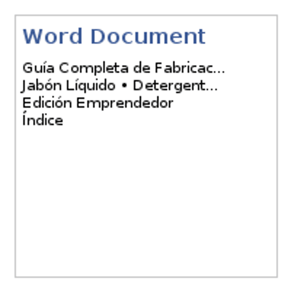 📘 Manual de fabricación de productos de limpieza  - imagen 1