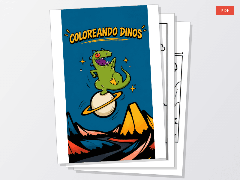 Coloreando dinos