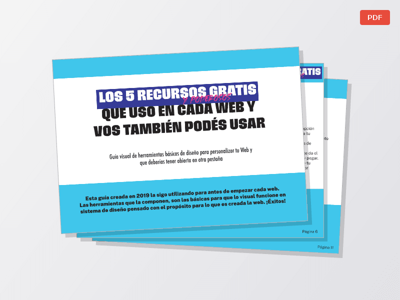 Los 5 recursos gratis y poderosos para tu web — Documentos