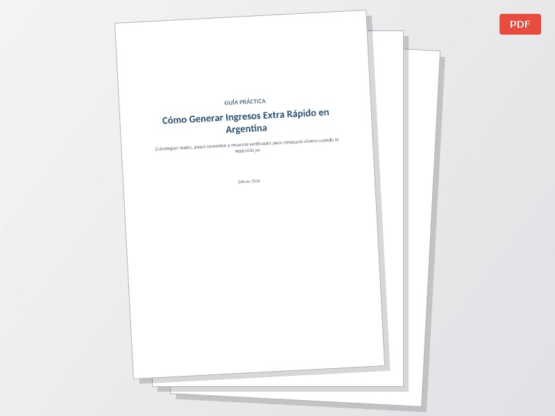 "Guía Práctica: Cómo Generar Ingresos Extra Rápido en Argentina" — Documentos