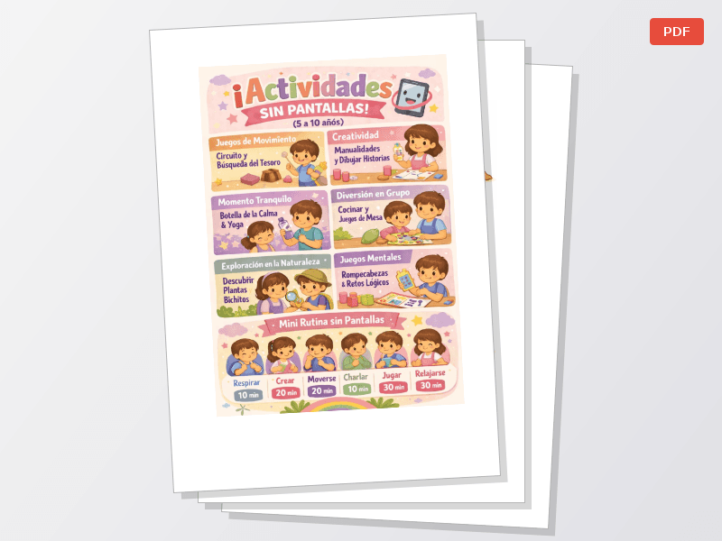 Guia de actividades para evitar el uso de pantallas - imagen 1