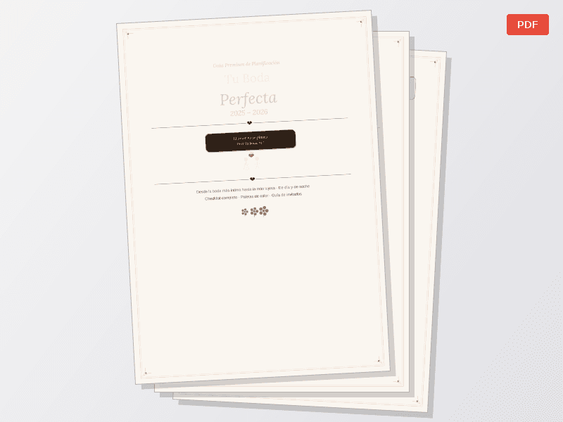 Tu Boda Perfecta — Guía Premium de Planificación 2025-2026 — Documentos