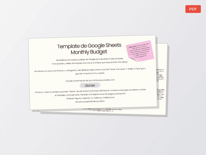 Plantilla de Finanzas Personales — Documentos