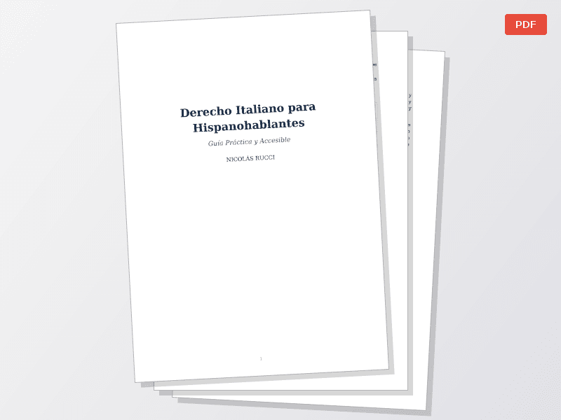 Derecho Italiano — Documentos