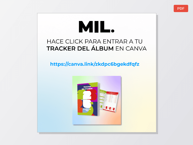 Tracker de Figuritas Mundial 2026 🗂️ — Organizador Imprimible Único - imagen 1