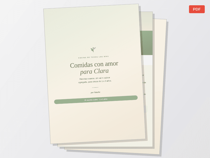 Comidas con amor para Clara — Documentos