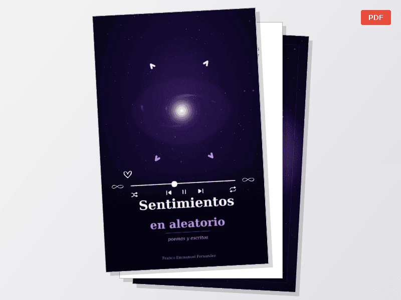 Libro Sentimientos En Aleatorio Por Emmanuel Fernandez  - imagen 1