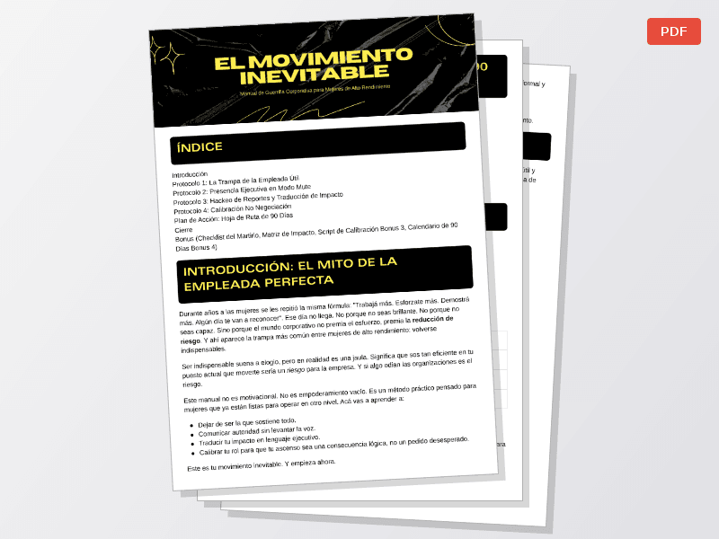 EL MOVIMIENTO INEVITABLE: Manual de Guerrilla Corporativa — Documentos