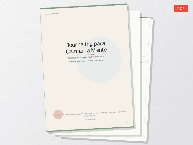 Journaling para Calmar la Mente —  Pack completo - imagen 1
