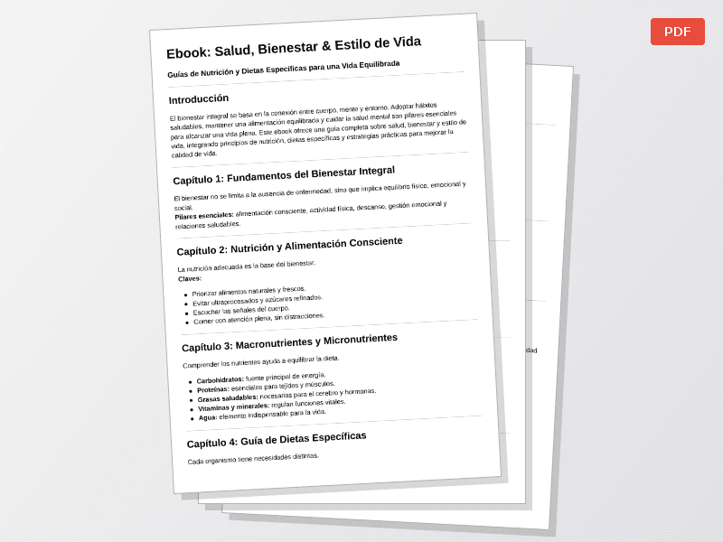 Vida Saludable Sin Dietas Extremas: El Método Práctico para Transformar tus Hábitos en 30 Días — Documentos