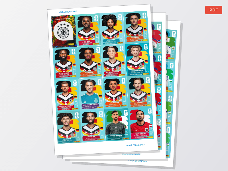 Figuritas Completas 48 SELECCIONES  — Documentos