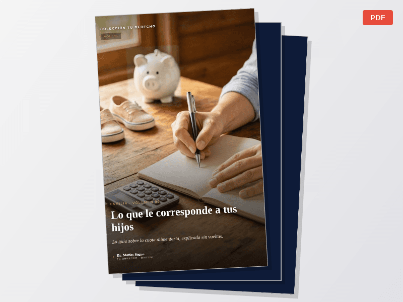 TU DERECHO — Vol. 05 — Lo que le corresponde a tus hijos - imagen 1