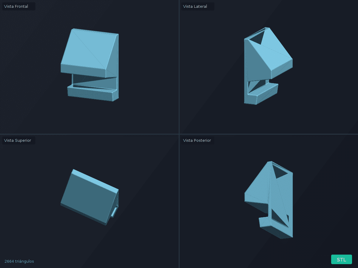 Soporte para celular — Modelos 3D