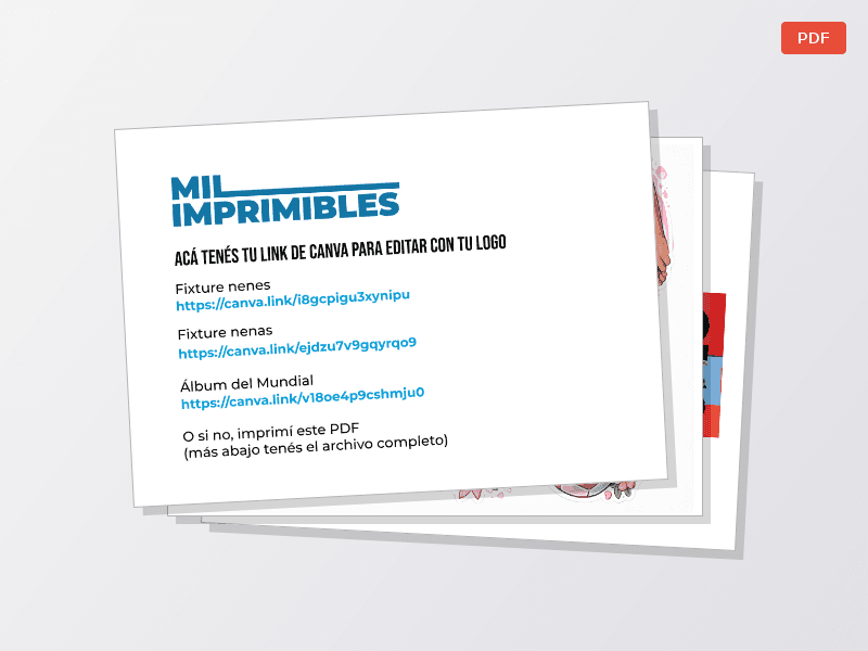 🌍 ÁLBUM + FIXTURES NENES & NENAS – PACK COMPLETO - imagen 1