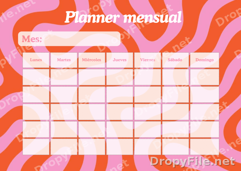 Planner mensual
