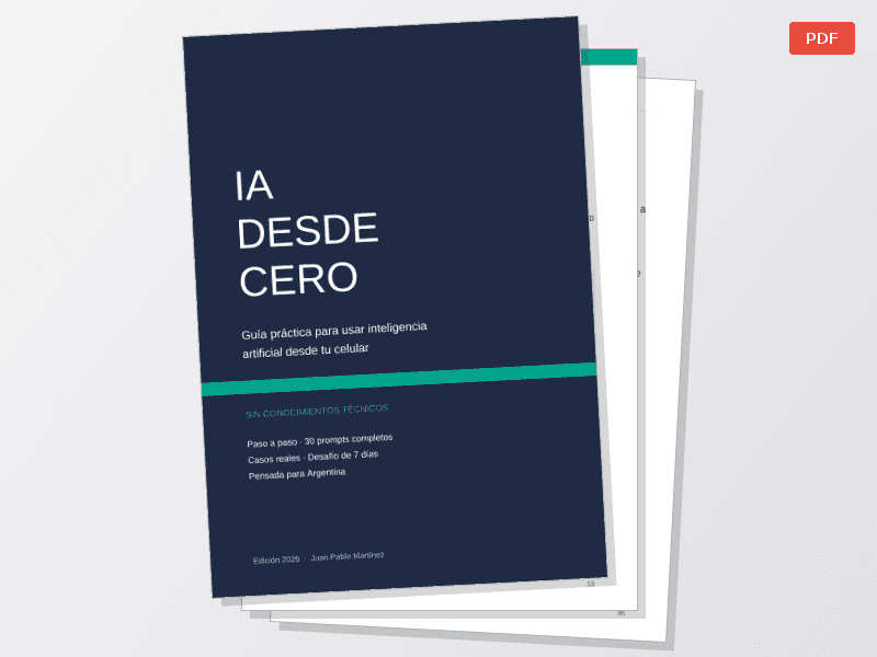 IA desdé cero guía práctica para usar ia