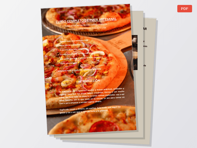 CURSO COMPLETO DE PIZZA ARTESANAL — Documentos