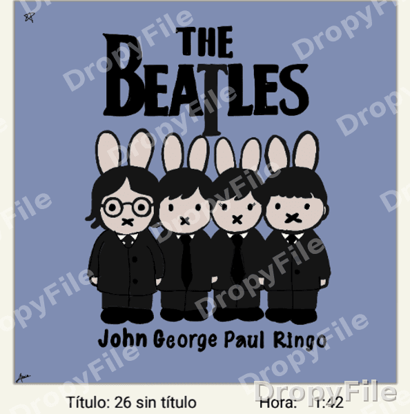 Dibujo-The Beatles — Diseño Gráfico