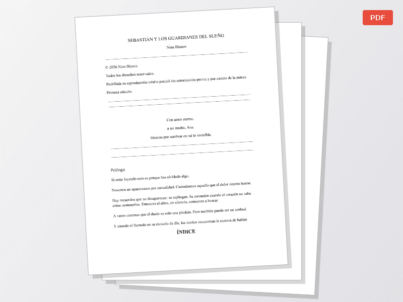 Sebastián y los guardianes del sueño — Documentos