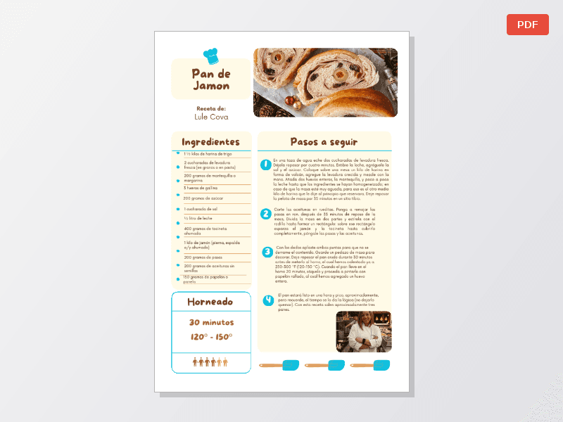 pan de jamon - imagen 1