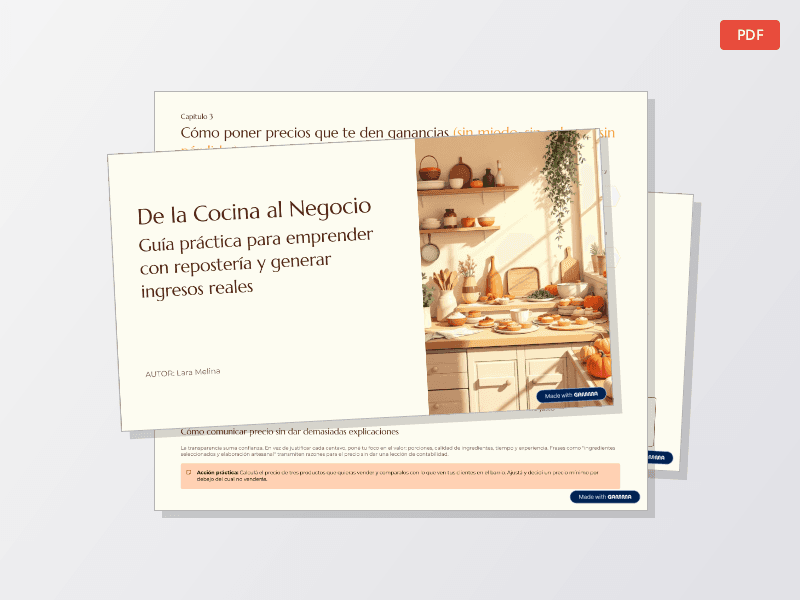 De la Cocina al Negocio — Documentos