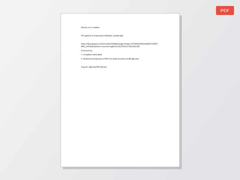 Generador de propuestas profesionales - imagen 1