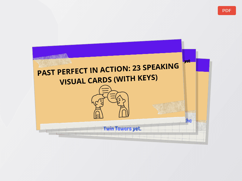 Past perfect: Visual cards for speaking — Documentos