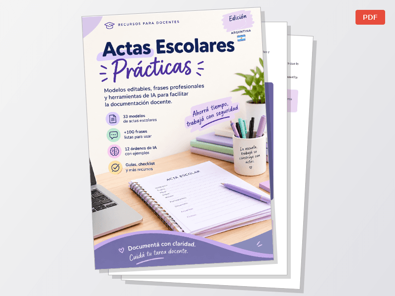 Guia Practica Actas Escolares - Informes - Herramientas IA