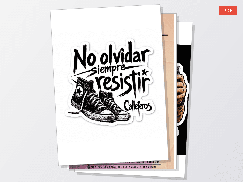 STICKERS - ROCK — Diseño Gráfico