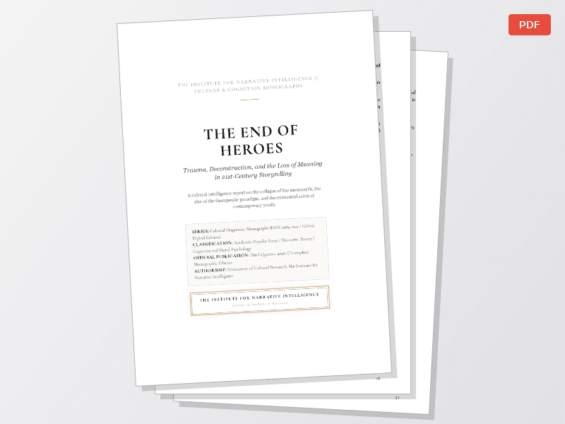 THE END OF HEROES: Cultural Intelligence Dossier (English Edition), imagen 1