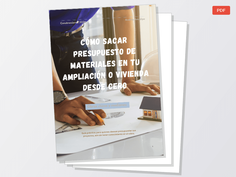 Como sacar presupuesto de materiales en tu ampliación o vivienda desde cero  — Documentos
