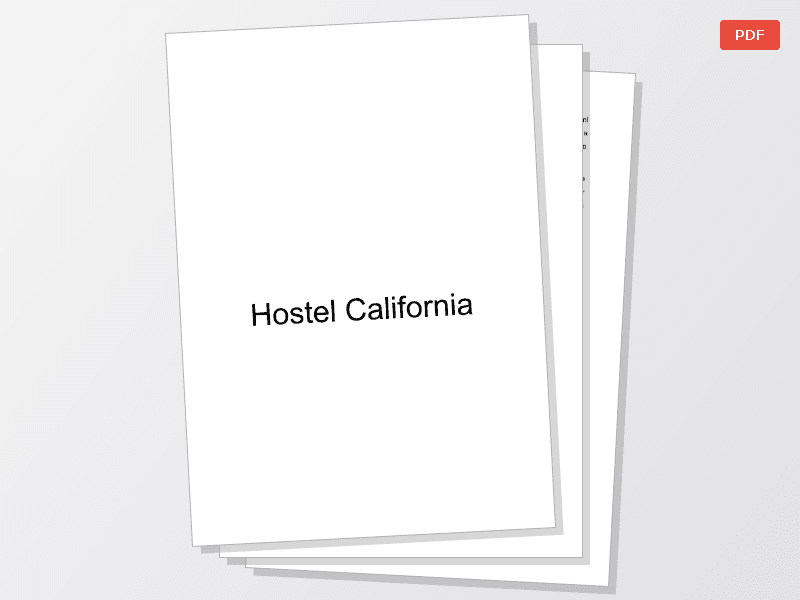 Hostel California - Facu Paduan - imagen 1