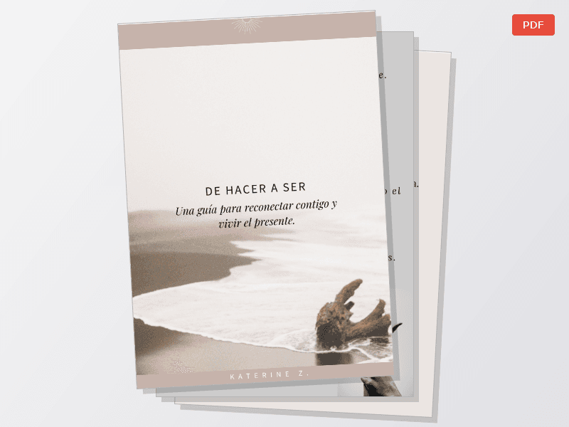 Entre lo que haces y lo que eres — Documentos