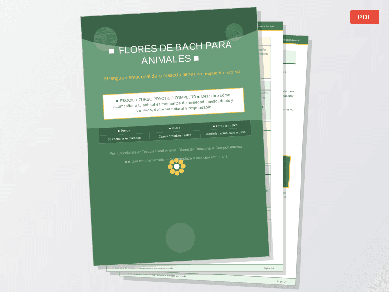 Curso Flores de Bach en Animales. Las emociones importan. - imagen 1
