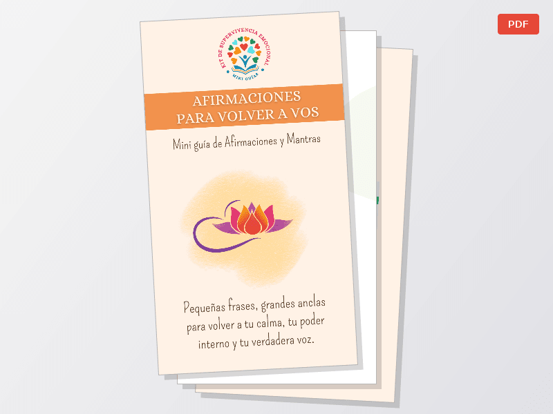Afirmaciones para Volver a Vos-Mini guía digital — Documentos
