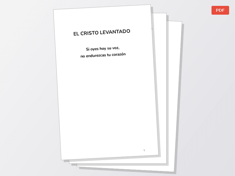El Cristo Levantado [Digital Pdf] - imagen 1