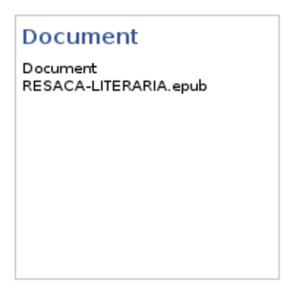 Resaca ! — Documentos