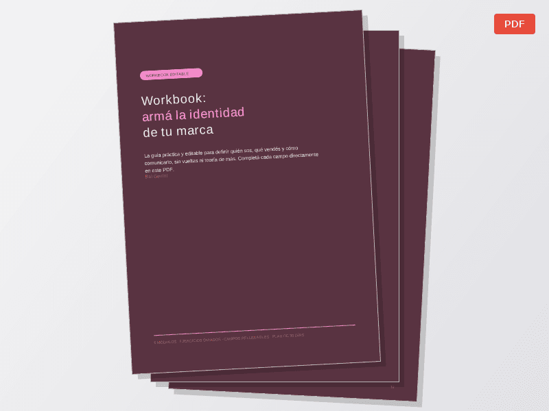 Workbook: armá la identidad de tu marca - imagen 1