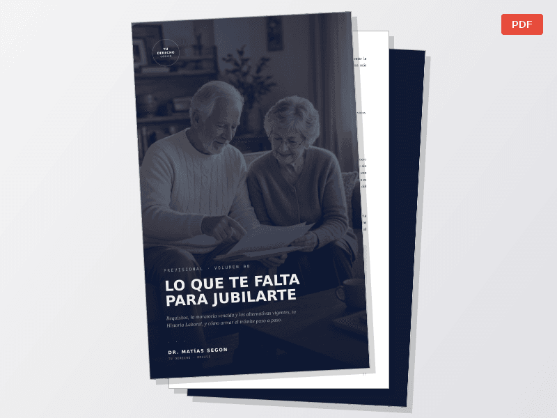 TU DERECHO — Vol. 08 — Lo que te falta para jubilarte - imagen 1