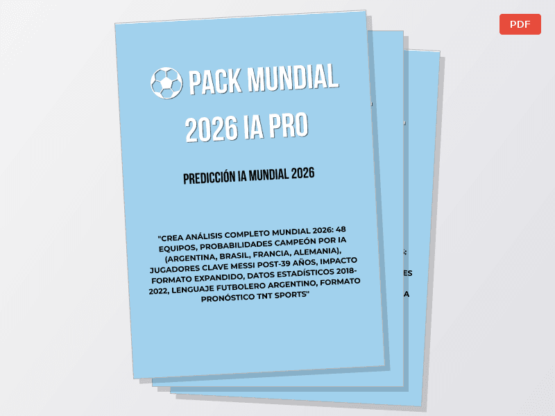 8 PROMPTS MUNDIAL 2026 PARA IA — Documentos