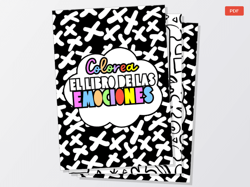 Libro para colorear Emociones — Documentos