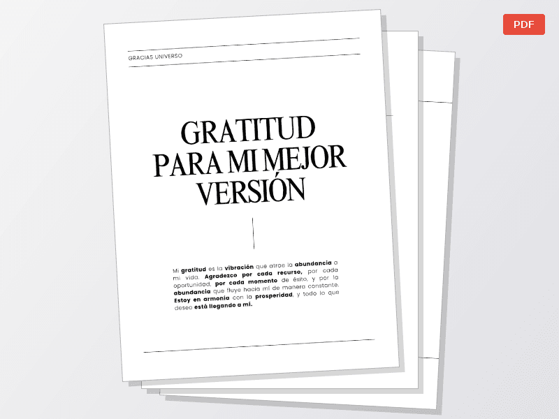 Gratitud para mi mejor versión — Documentos