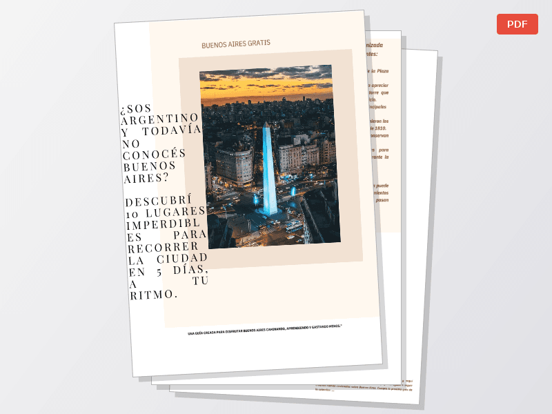 EBOOK GUÍA DIGITAL TURISTICA: CASCO HISTÓRICO DE BUENOS AIRES - imagen 1