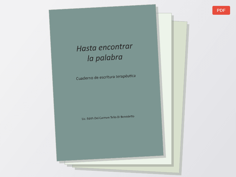 Hasta encontrar la palabra - Cuaderno de escritura terapéutica - imagen 1