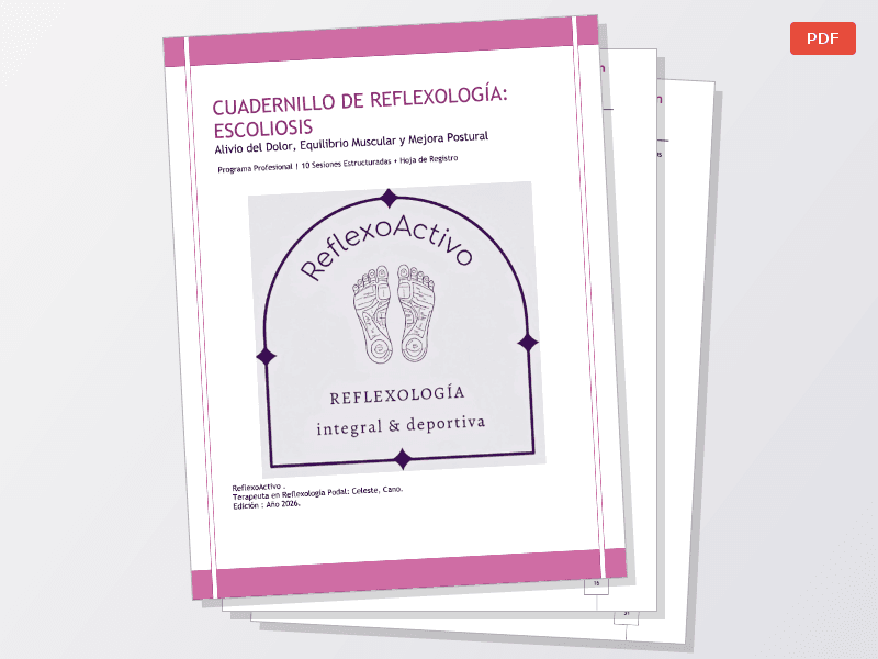 Cuadernillo Reflexología Especializada ESCOLIOSIS - imagen 1