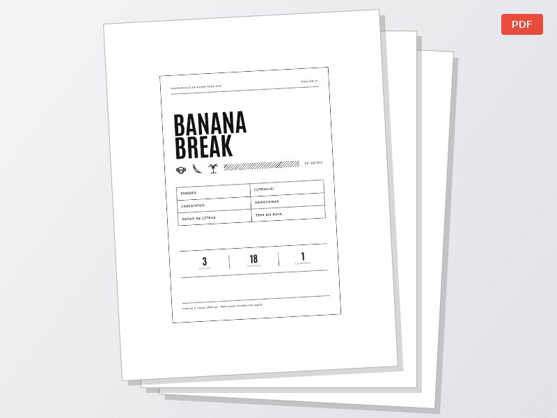 BANANA BREAK - 90 retos descargable para jugar — Documentos
