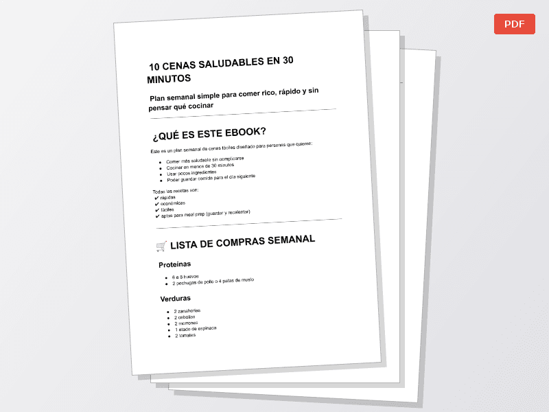 10 RECETAS PARA COMIDAS RAPIDAS Y SALUDABLES EN 25 MINUTOS - imagen 1