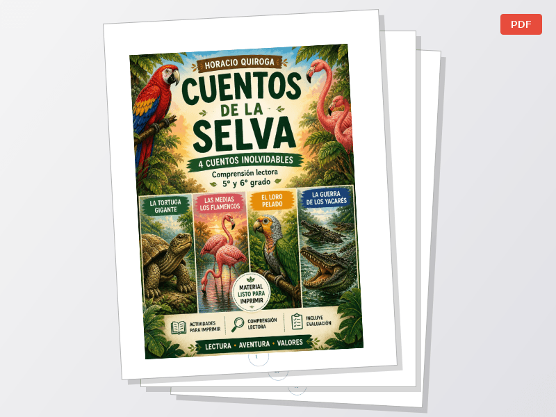 Cuentos de la Selva – Comprensión lectora (5° y 6° grado) - imagen 1